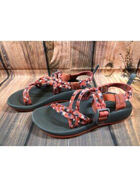 Chaco ZX1 Ecotread Speck Grenadine J180262 Sport Sandals Girls 5 (9e7)